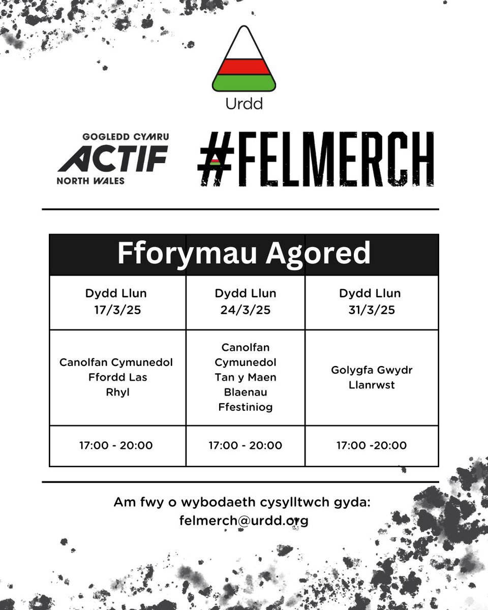Chwaraeon yr Urdd (@chwaraeonyrurdd) on Twitter photo Ar Ddiwrnod Rhyngwladol y Merched rydym yn falch o gyhoeddi fod <a href="/Urdd/">Urdd Gobaith Cymru</a> wedi bod yn llwyddiannus yn derbyn grant Cronfa Arloesi <a href="/gogcymruactif/">Gogledd Cymru Actif</a>
Byddwn yn gweithio ar brosiectau cyffrous i alluogi mwy o ferched i gymryd rhan mewn gweithgarwch corfforol a chwaraeon
#felmerch Ar Ddiwrnod Rhyngwladol y Merched rydym yn falch o gyhoeddi fod <a href="/Urdd/">Urdd Gobaith Cymru</a> wedi bod yn llwyddiannus yn derbyn grant Cronfa Arloesi <a href="/gogcymruactif/">Gogledd Cymru Actif</a>
Byddwn yn gweithio ar brosiectau cyffrous i alluogi mwy o ferched i gymryd rhan mewn gweithgarwch corfforol a chwaraeon
#felmerch