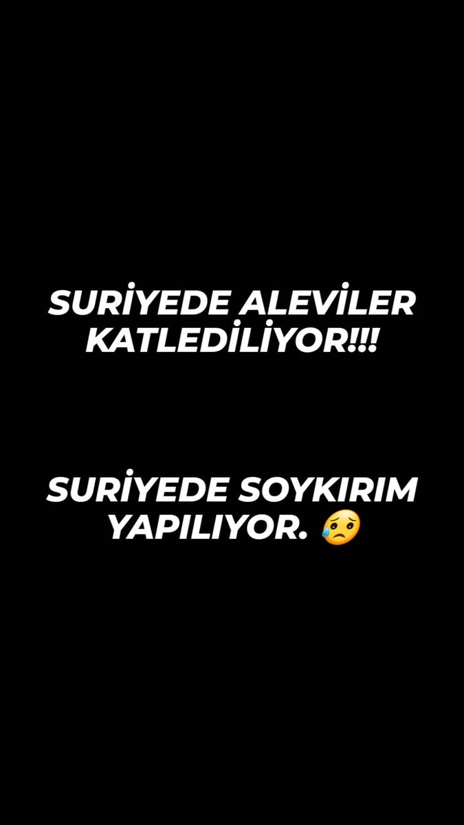 #SuriyedeAleviSoykırımıVar