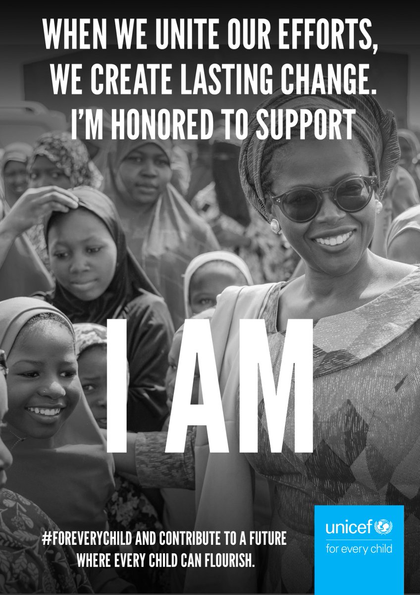 When we unite our efforts, we create lasting change. I’m honored to support I AM #ForEveryChild and contribute to a future where every child can flourish.