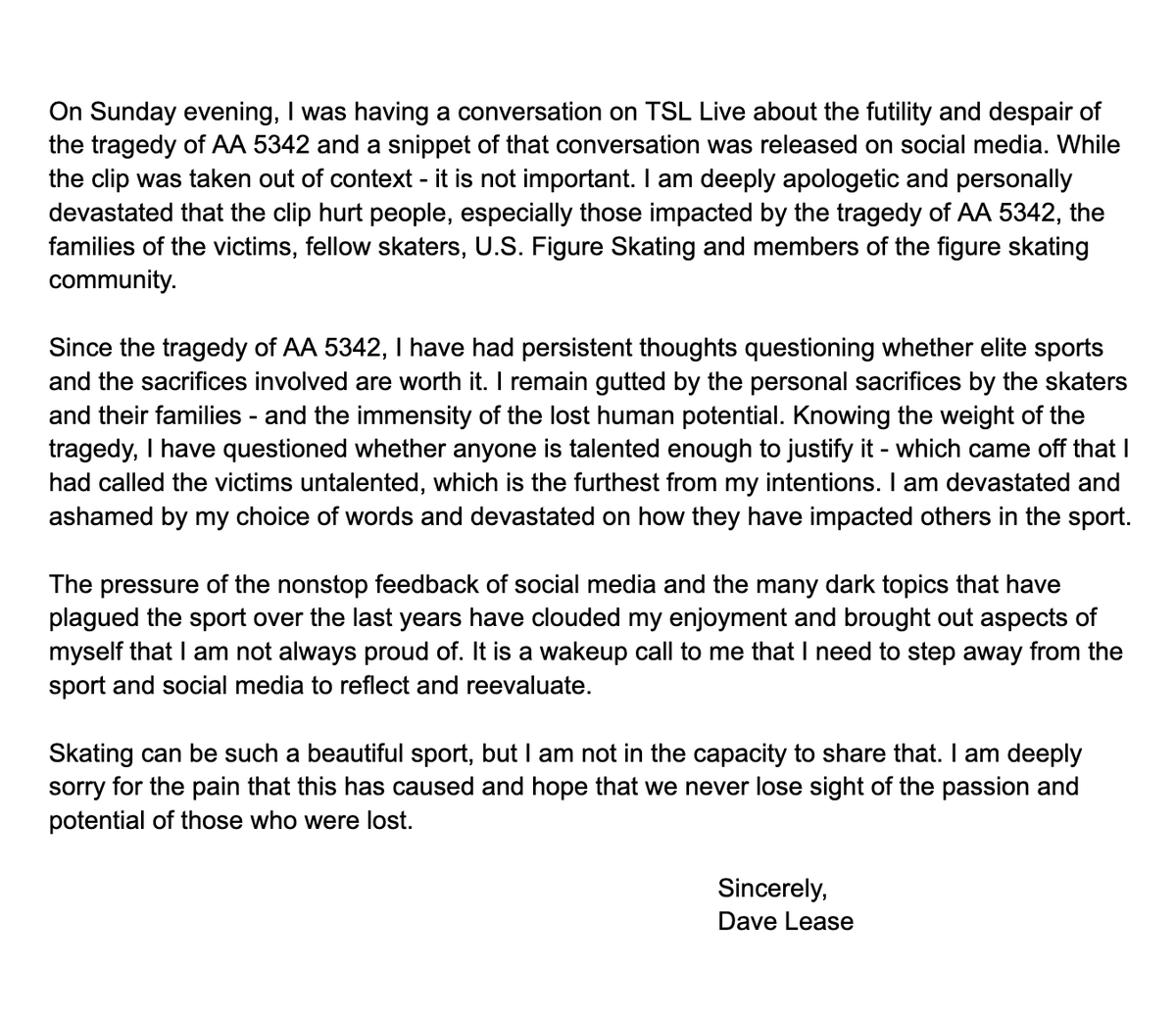 My sincerest apologies for this devastating matter.
