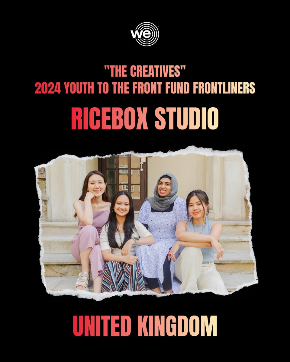 We're delighted to share that Ricebox has been chosen as one of The Creatives for #WeAreFamilyFoundation’s newest #YouthToTheFrontFund (YTTFF) Frontliners

To learn about our work and get to know The Creatives Frontliners, check this out bit.ly/WeAreFamilyFou…

<a href="/WeAreFamilyFdtn/">We Are (Family Found)ation</a>