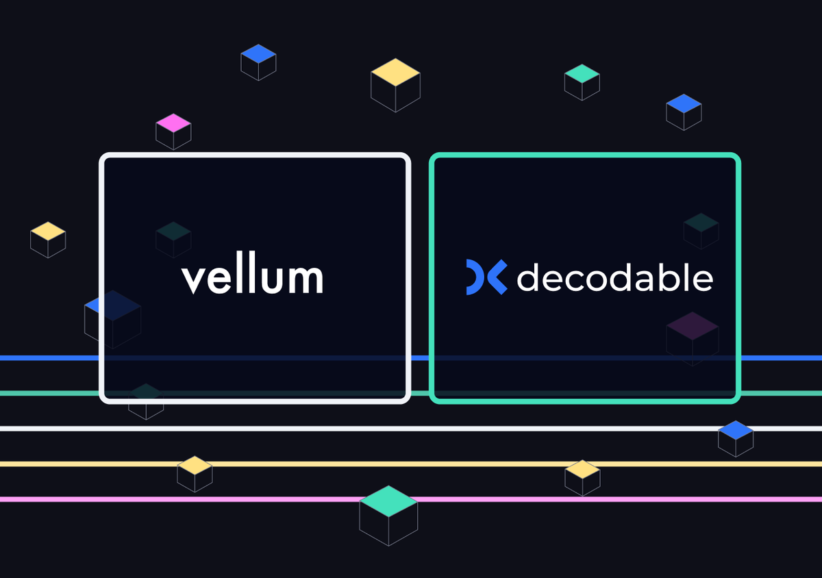 Together Decodable and @Vellum_AI enable you to build high-performance AI systems powered by real-time data streaming.

🎯 Vellum enables rapid development and deployment of AI solutions

🎯 Decodable ingests and processes real-time data to provide vector databases with the