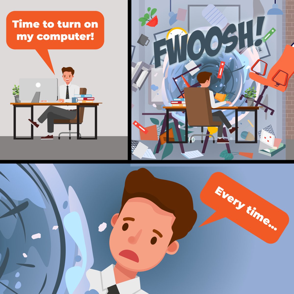 spectrumvirt's tweet image. Are your old computers sucking away your productivity? 🌀💻

If every startup feels like a black hole of waiting, it’s time for an upgrade. Don&apos;t let outdated tech slow your business down!

Visit spectrumvirtual.com to explore better solutions.

#SpectrumVirtual #TechUpgrades