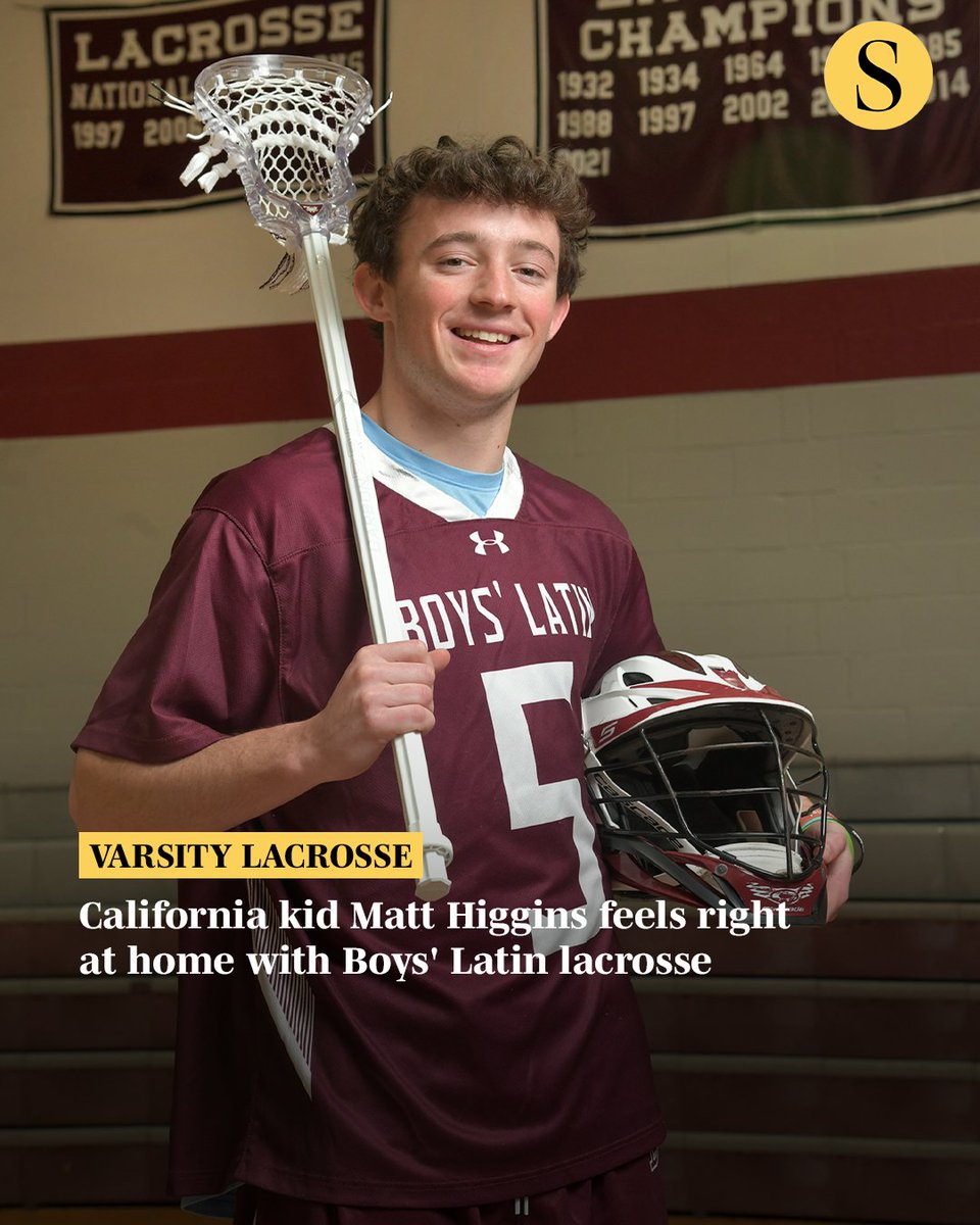 Matt Higgins, a Maryland lacrosse commit, was one of the top lacrosse players in California after his freshman season but wanted to play against the best. He enrolled in Boys Latin as a sophomore and scored 46 goals and added 43 assists in helping the Lakers reach the conference
