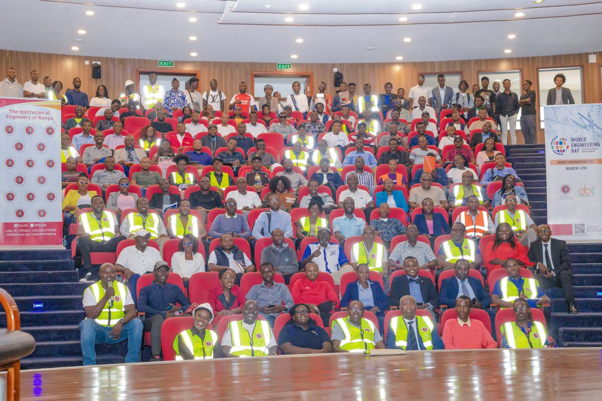 Glad to share that on 4th of March 2025, we join fellow engineers at University of Nairobi to celebrate World Engineering Day. Event organised by IEK