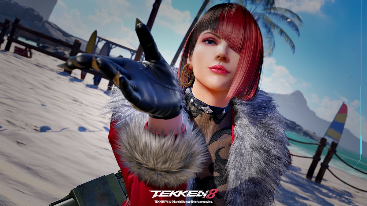 Anna Williams is the first newcomer of #TEKKEN8 Season 2 💋

On a path to take revenge against her sister Nina, she's bringing in the heat with her brand new weapon, Lovely Tom 💥

Let's see them beg for mercy when Anna joins the fight on April 3rd, &amp; April 1st in Early Access!