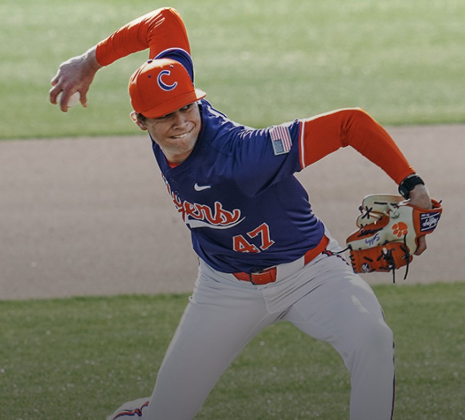 Dudes of D1 Baseball (@dudes_of_d1) on Twitter photo <a href="/ClemsonBaseball/">Clemson Baseball</a> has depth on the bump with 5 dudes with at least 3 appearances and WHIP under 1.00
Reed Garris - 0.33
Joe Allen - 0.49
Lucas Mahlstedt - 0.61
Drew Titsworth - 0.86
B.J. Bailey - 0.90 <a href="/ClemsonBaseball/">Clemson Baseball</a> has depth on the bump with 5 dudes with at least 3 appearances and WHIP under 1.00
Reed Garris - 0.33
Joe Allen - 0.49
Lucas Mahlstedt - 0.61
Drew Titsworth - 0.86
B.J. Bailey - 0.90