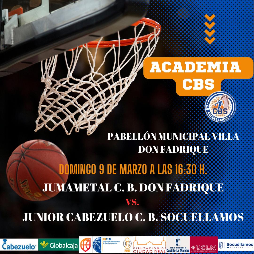cbsocuellamos's tweet image. El equipo junior viaja el domingo para enfrentarse al Jumametal CB Don Fadrique donde intentarán conseguir sumar otra victoria. Mucha suerte chicos!!
@SomosGlobalcaja
@CabezueloFoods
@bodegascrisve
#GlobalcajaConElDeporte