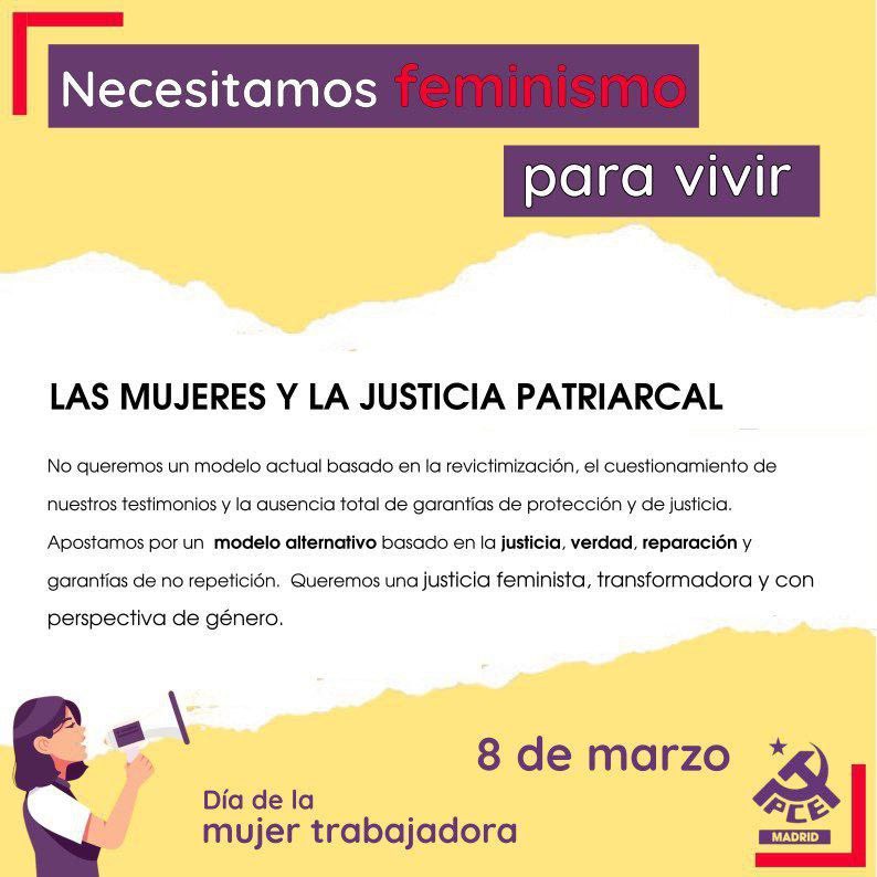 elpcm's tweet image. Necesitamos del feminismo para vivir 💜

Seguimos luchando por un mundo más justo y más bello. Un mundo alejado de las violencias, del colonialismo y del imperialismo. 

Únete a nosotras en la lucha por un #futurofeminista ✊🏻

👇🏼👇🏼👇🏼👇🏼