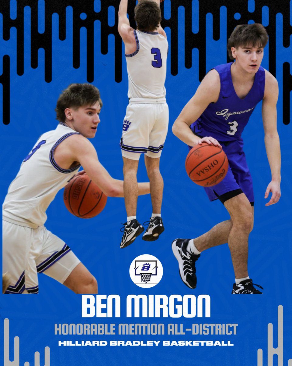 Congratulations to Sophomore Ben Mirgon for earning Honorable Mention All-District!!