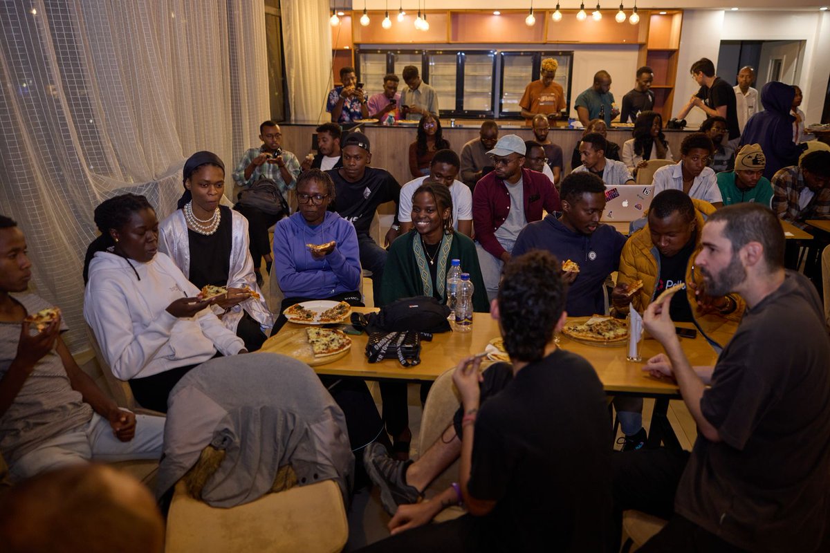 What started as a simple pizza party turned into an unforgettable night! Huge shoutout to <a href="/Pizza_DAO/">PizzaDAO.eth 🍕🏴‍☠️</a>  and <a href="/WeThemNMedia/">We Them Media</a>  for helping us turn up the vibes in <a href="/ETHiopia____/">ETHiopia</a>  From good food to even better company, We know how to keep the energy high. Late recap of our pizza party.