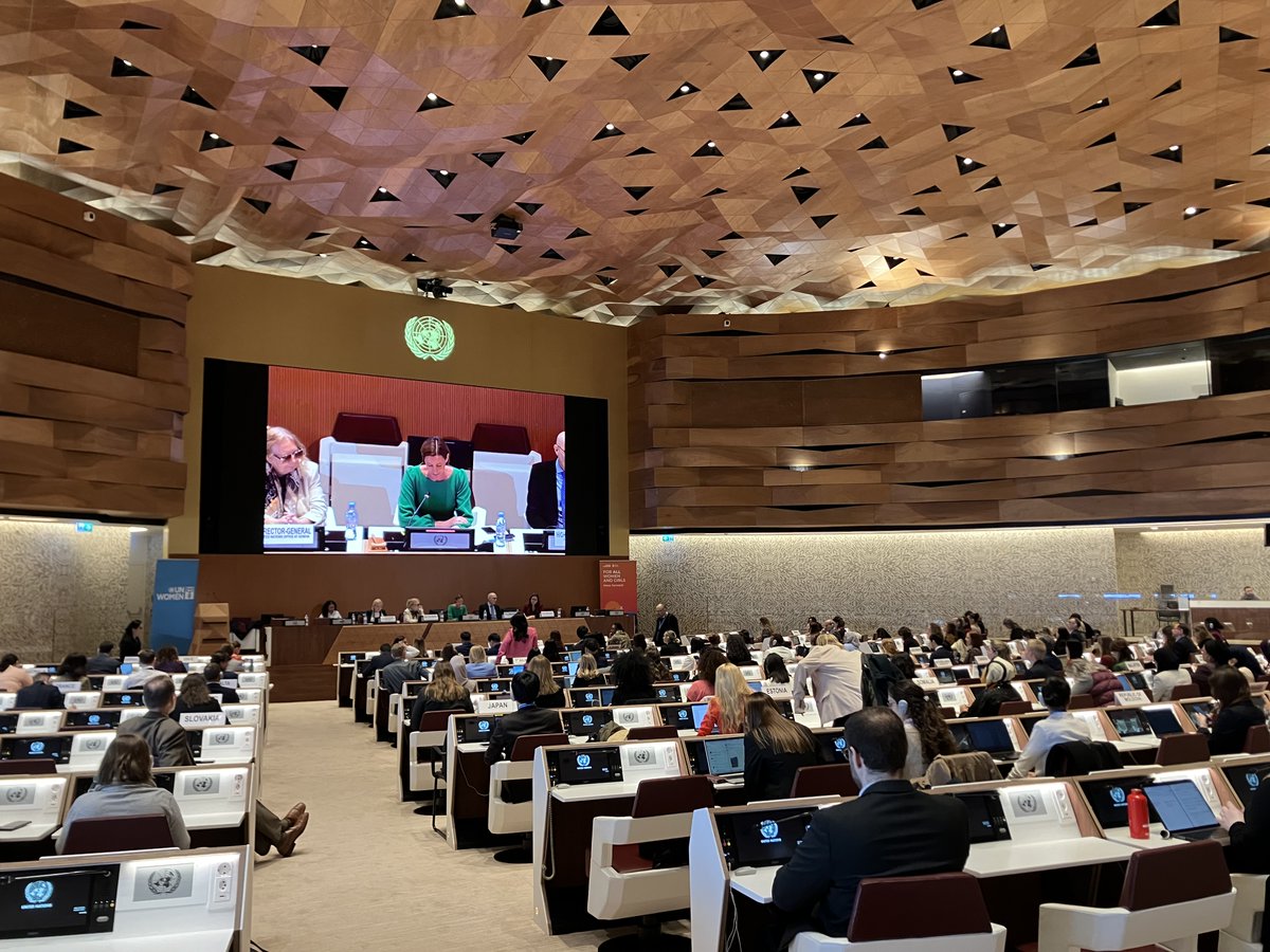 📍 El delegat <a href="/gboichat/">Gabriel Boichat</a> ha assistit a la commemoració del #8M al Palais des Nations de Ginebra.

💜 L'acte ha reivindicat els avenços en igualtat de gènere i els 30 anys de la Declaració i Plataforma d'Acció de Beijing. 

#IWD2025 #ForAllWomenAndGirls