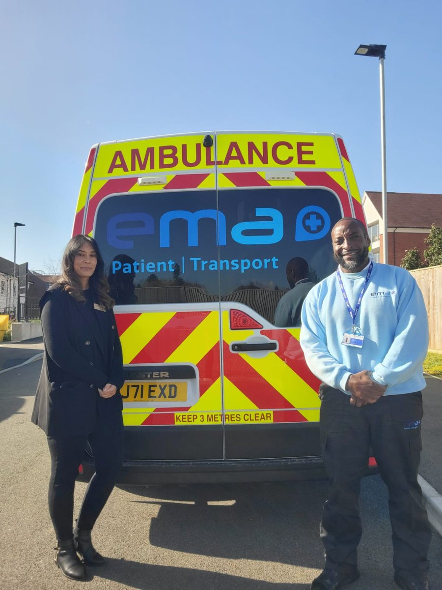 EMA’s MD, Sam Easy, visited @SignatureSLCaversham Care Home, warmly welcomed by Client Liaison Manager Sandeep Nandhra-Gourlay. A fantastic home with stunning decor &amp; top facilities.
emapatienttransport.co.uk/care-home-tran…