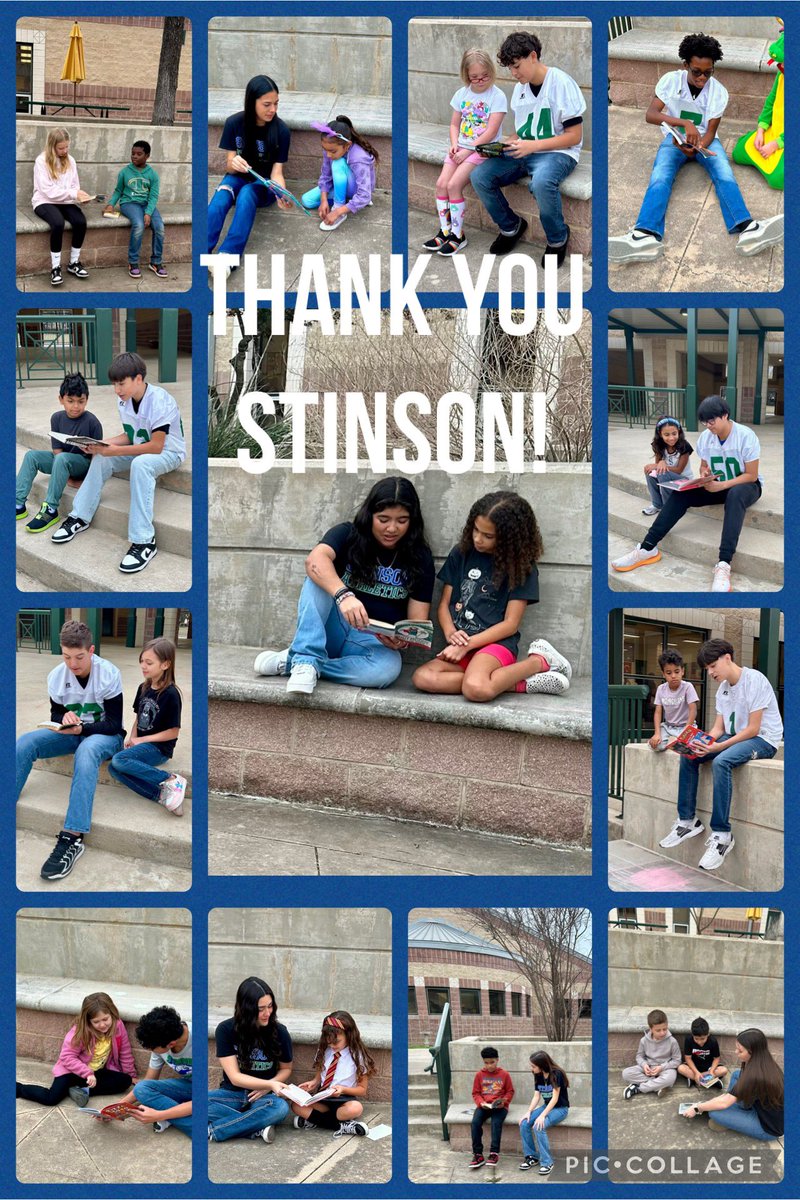 Steubing Elementary (@nisdsteubing) on Twitter photo Thank you <a href="/NISDStinson/">Stinson MS NISD</a> for coming out this morning to read to our 3rd graders! The kids loved having you here. Thank you <a href="/NISDStinson/">Stinson MS NISD</a> for coming out this morning to read to our 3rd graders! The kids loved having you here.