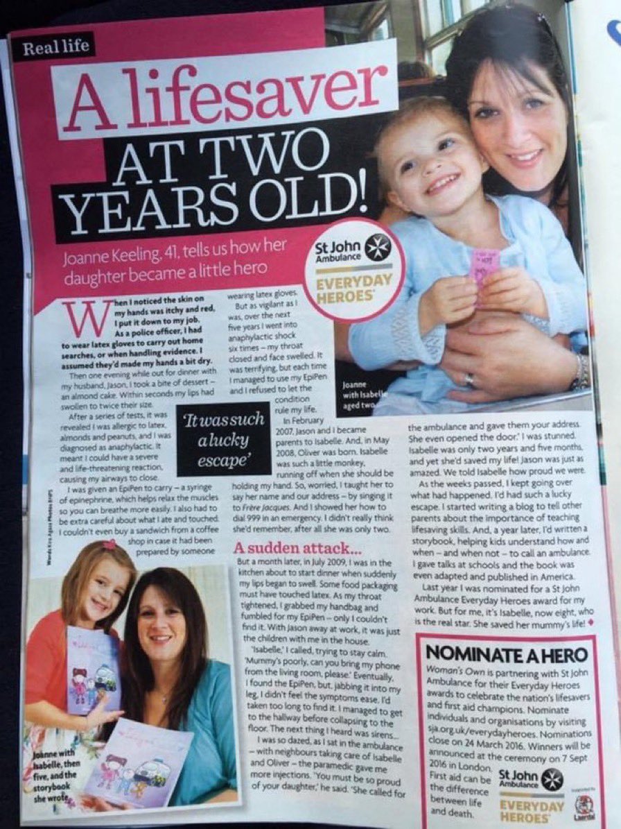 Happy #InternationalWomensDay 
My biggest inspiration is my daughter Izzy. At 2 yrs old she called 999, helped save my life &amp; inspired me to write a book teaching kids about 999 calls. That same bravery, kindness &amp; strength define the incredible young woman she is today #IWD2025