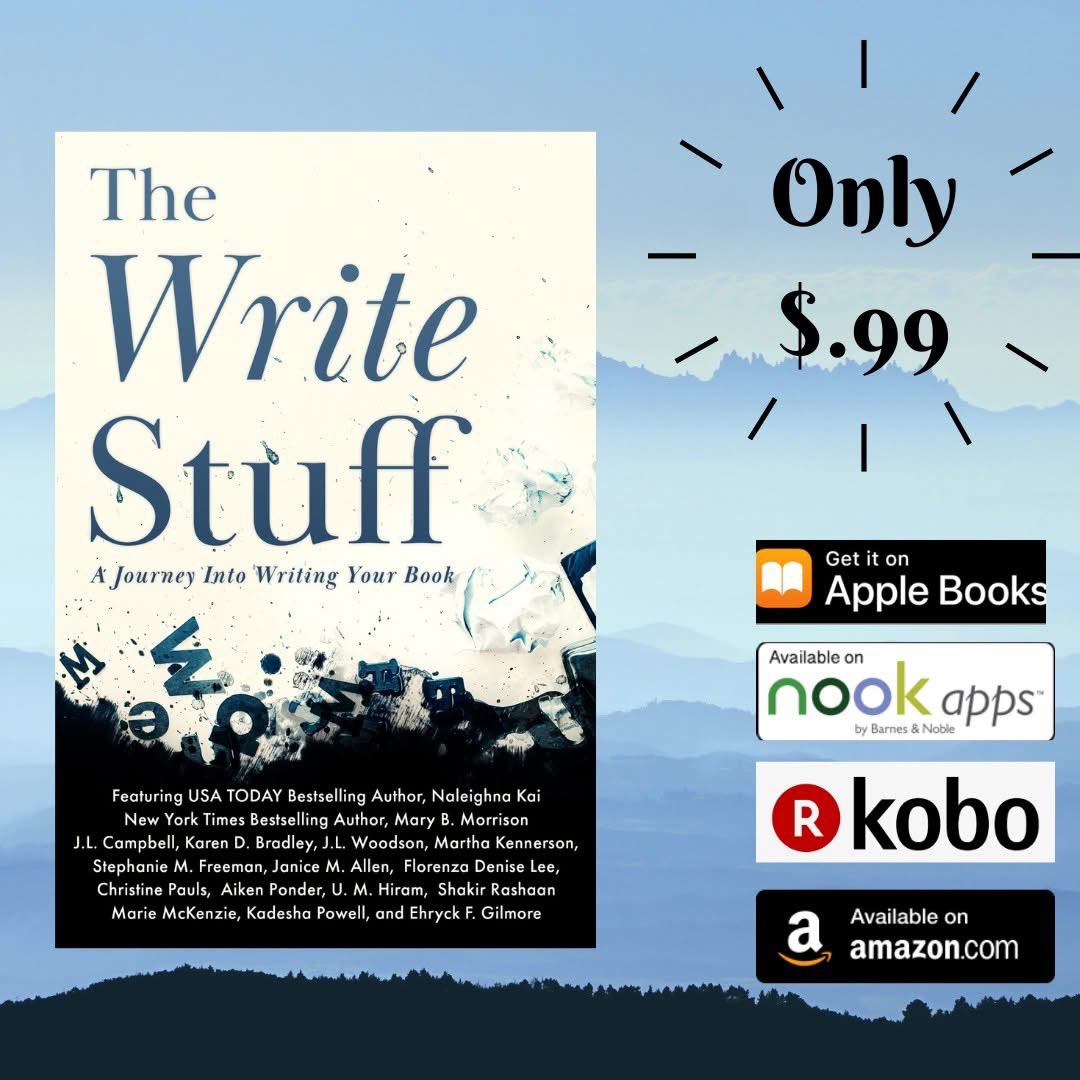 sfreemanauthor's tweet photo. The Write Stuff is the book for anyone who wishes to dip their toe into the literary waters. Each author shares their inspiration on getting you started on your writing journey, editing, world building. 
.
https://t.co/KHM3tu2vkZ https://t.co/Kgv8bKD0Rj