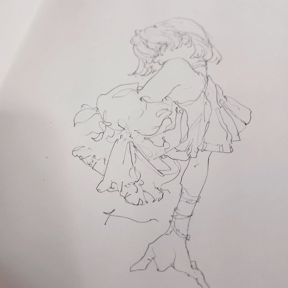 「」|涼のイラスト