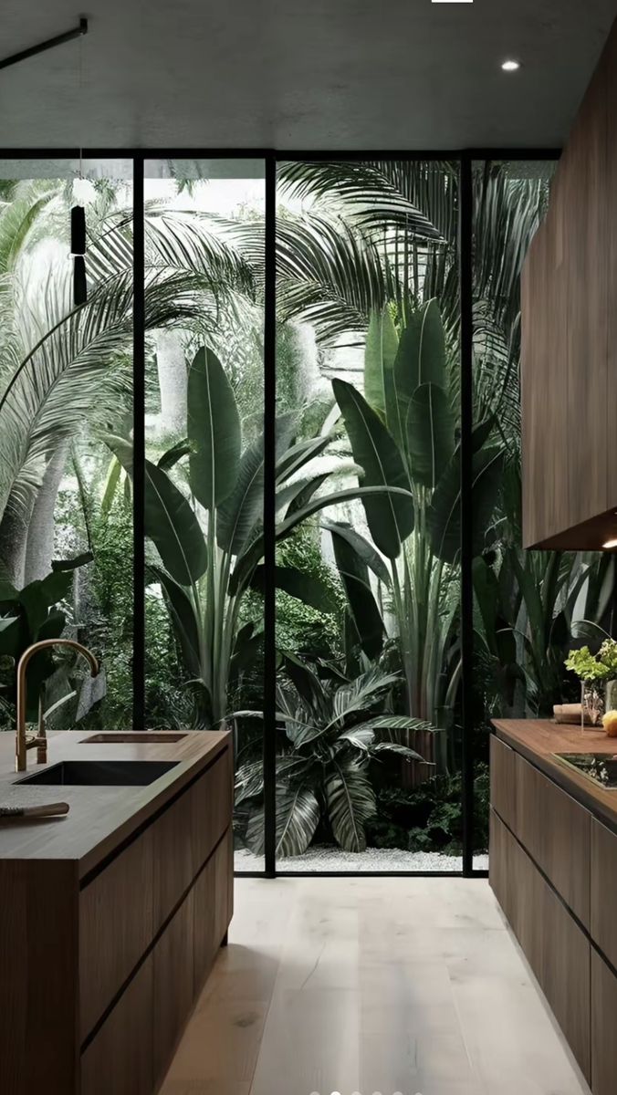 kitchen walnut vibes