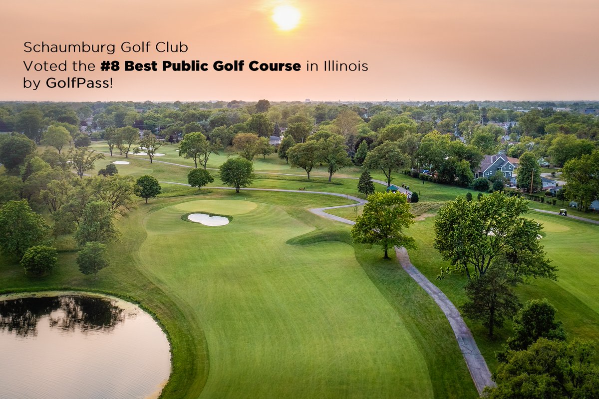 We have been ranked the #8 Best Public Golf Course in IL by <a href="/GOLFPASS/">GolfPass</a>! Thank you to every golfer who submitted a review recognizing our staff's efforts in ensuring a great course and play experience! bit.ly/4kmghgb

#Golf #BestofIllinois #PublicGolfCourse #SchaumburgGolf