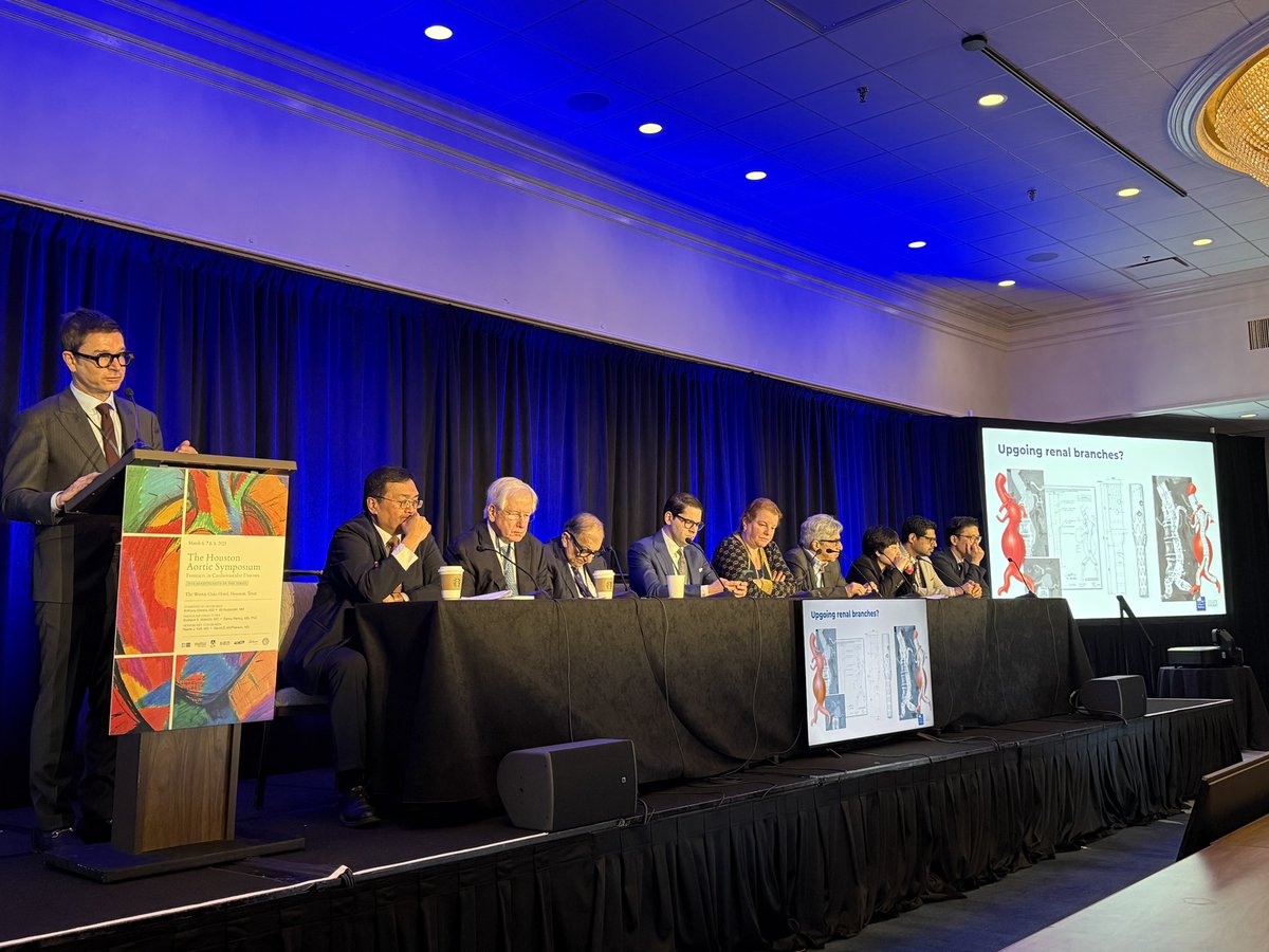 Ali Azizzadeh (@draliazizzadeh) on Twitter photo Excellent thoracoabdominal aortic aneurysm #TAAA session at Houston Aortic Symposium featuring the giants of cardiovascular surgery #HAS2025 <a href="/estrera_md/">AnthonyEstreraMD</a> <a href="/GustavoOderich/">Gustavo Oderich</a> <a href="/JCoselli_MD/">Joseph Coselli, MD</a> Excellent thoracoabdominal aortic aneurysm #TAAA session at Houston Aortic Symposium featuring the giants of cardiovascular surgery #HAS2025 <a href="/estrera_md/">AnthonyEstreraMD</a> <a href="/GustavoOderich/">Gustavo Oderich</a> <a href="/JCoselli_MD/">Joseph Coselli, MD</a>