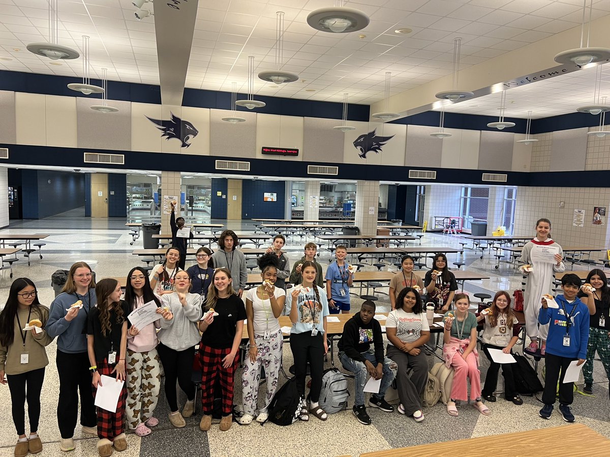 Great way to launch our Wildcats into Spring Break by recognizing these Students for their BECATS Student students of the month. Shout out and THANK YOU to Christi and Toby Priddy for the donuts!!  #GoCatsGo #BECATS #unstoppable