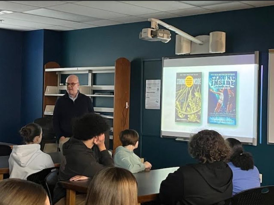 RSHS Library (@rshslibrary) on Twitter photo Thank you to author Andrew Maraniss (<a href="/trublu24/">Andrew Maraniss: amaraniss.bsky.social</a>) for visiting us on Tuesday! Our students loved hearing him talk about his writing journey and his books, which explore the intersection of sports and society, reminding us that sports are never just games. <a href="/RSHSPrincipal/">Dr. Emily McCown</a> Thank you to author Andrew Maraniss (<a href="/trublu24/">Andrew Maraniss: amaraniss.bsky.social</a>) for visiting us on Tuesday! Our students loved hearing him talk about his writing journey and his books, which explore the intersection of sports and society, reminding us that sports are never just games. <a href="/RSHSPrincipal/">Dr. Emily McCown</a>