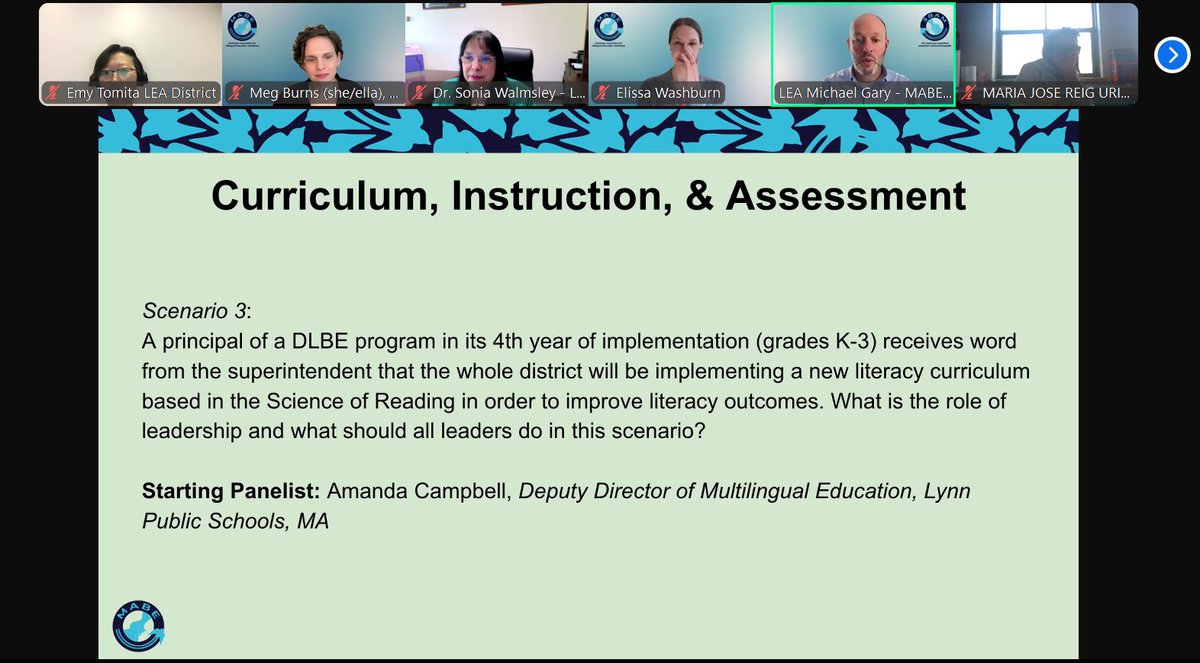 Voices Unidas: Leadership in DLBE | Pre-Conference Advocacy Roundtable - Provide professional learning sessions to #DLE teachers on how to navigate the implementation of #SoR in #DLE programs still keeping the goals of  #DLE &amp; research in literacy development in L1 &amp; L2