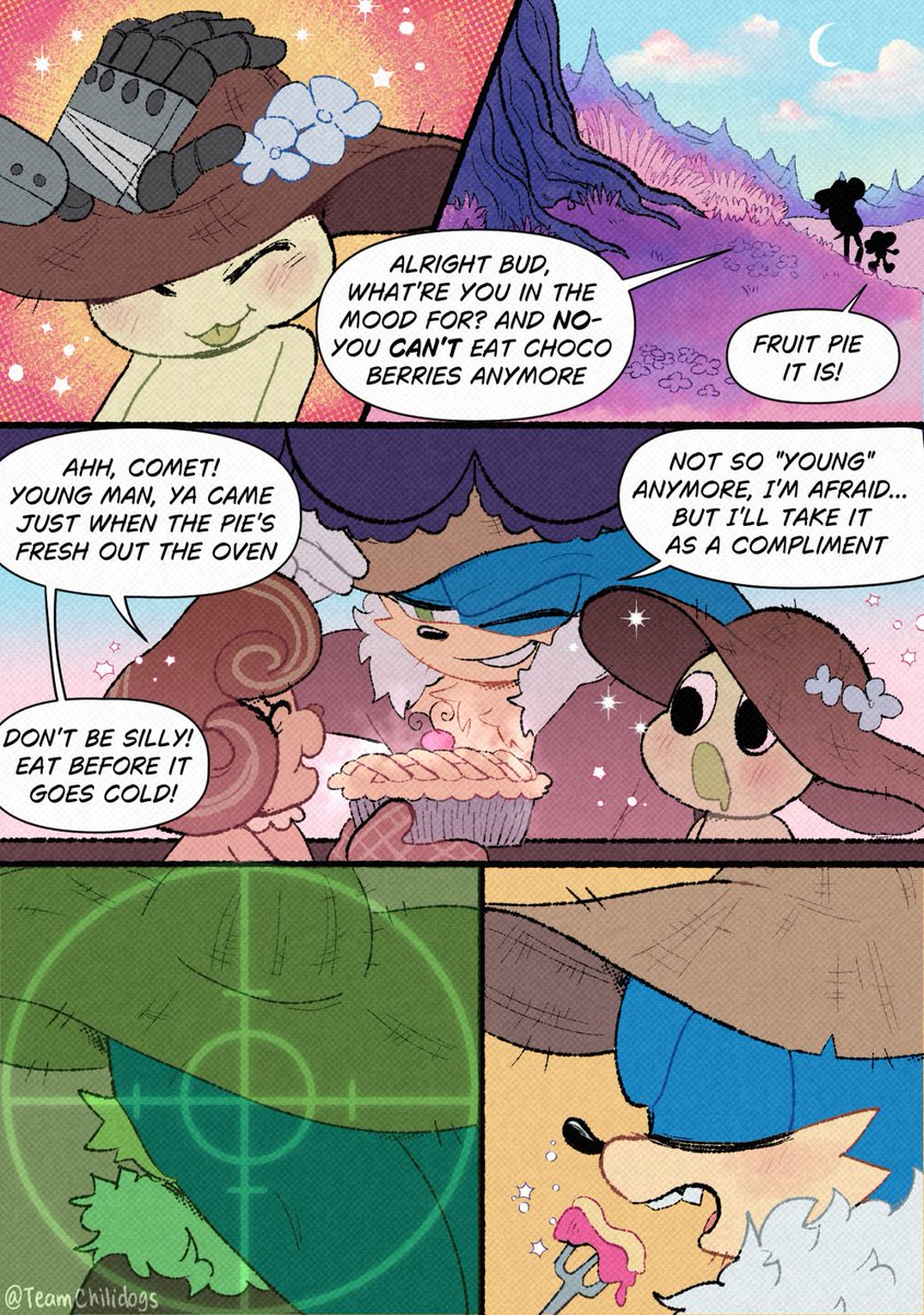 ✨UPDATE Chapter 1 pages 26/27
Blog: brokenfutureau.the-comic.org/About/
!!Please ASK if you want to dub this comic, please do NOT use AI !!‼‼

#brokenfutureau #SonicAU #SonicTheHedgehog #SONIC