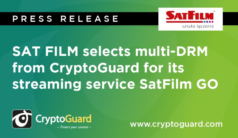 CryptoGuard enhances digital TV experience with deployment of multi-DRM for Polish SAT FILM and its streaming service SatFilm GO, read the press release cryptoguard.com/satfilm-select…