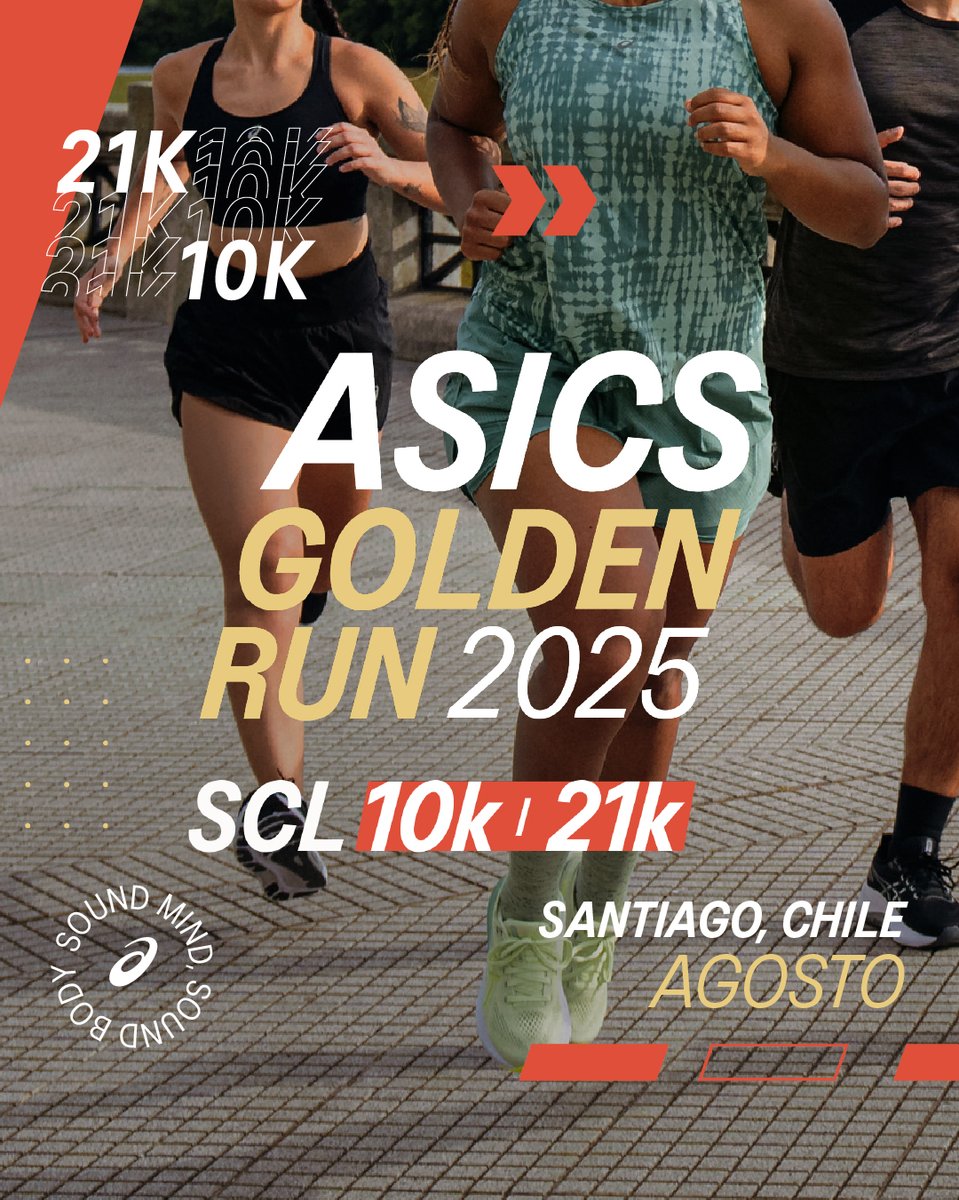 #ASICSGoldenRun #Corre_RM
El lunes 10 de marzo se abrirán las inscripciones para ASICS Golden Run en Ñuñoa
(3 de agosto 2025 | 10 y 21 km | pagada)
corre.cl/evento/11317