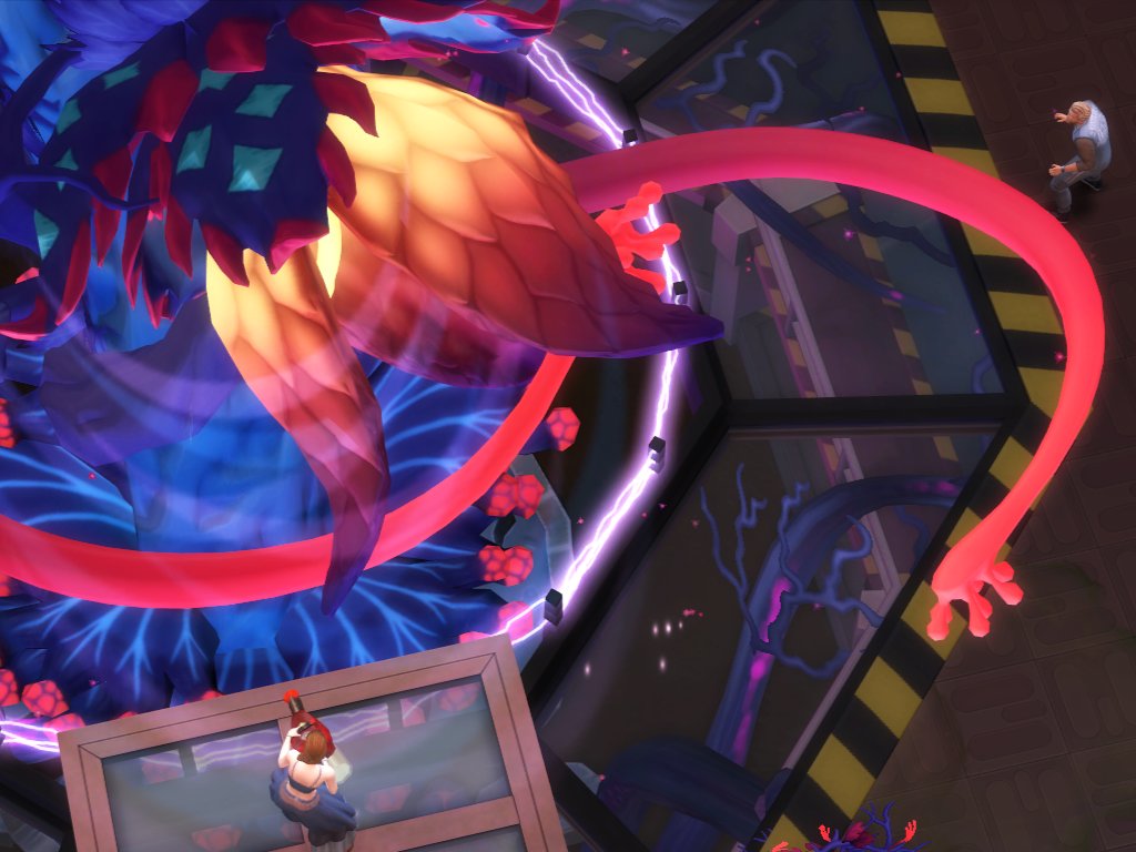 Sims_Soul's tweet image. Ya me hacía falta derrotar a Madre y liberar a StrangeTown, digo StrangeVille #TheSims4