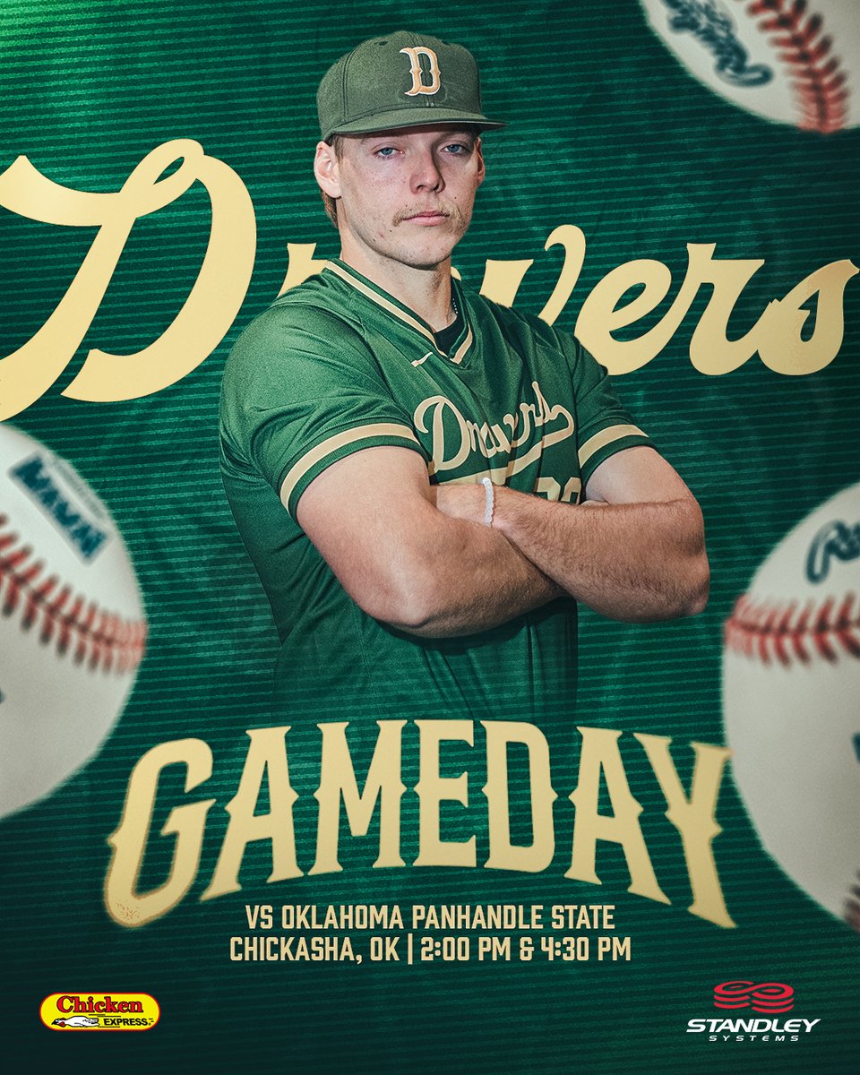 ⚾️𝗚𝗔𝗠𝗘𝗗𝗔𝗬⚾️
The Drovers look to keep the bats hot as they host a double header against OPSU!

⏰: 2:00 &amp; 4:30 PM CT
📍: Chickasha, OK
🏟️: Bill Smith Ballpark
📊/📺: usaoathletics.com/composite

#DroverNation🐎x #BleedGreen