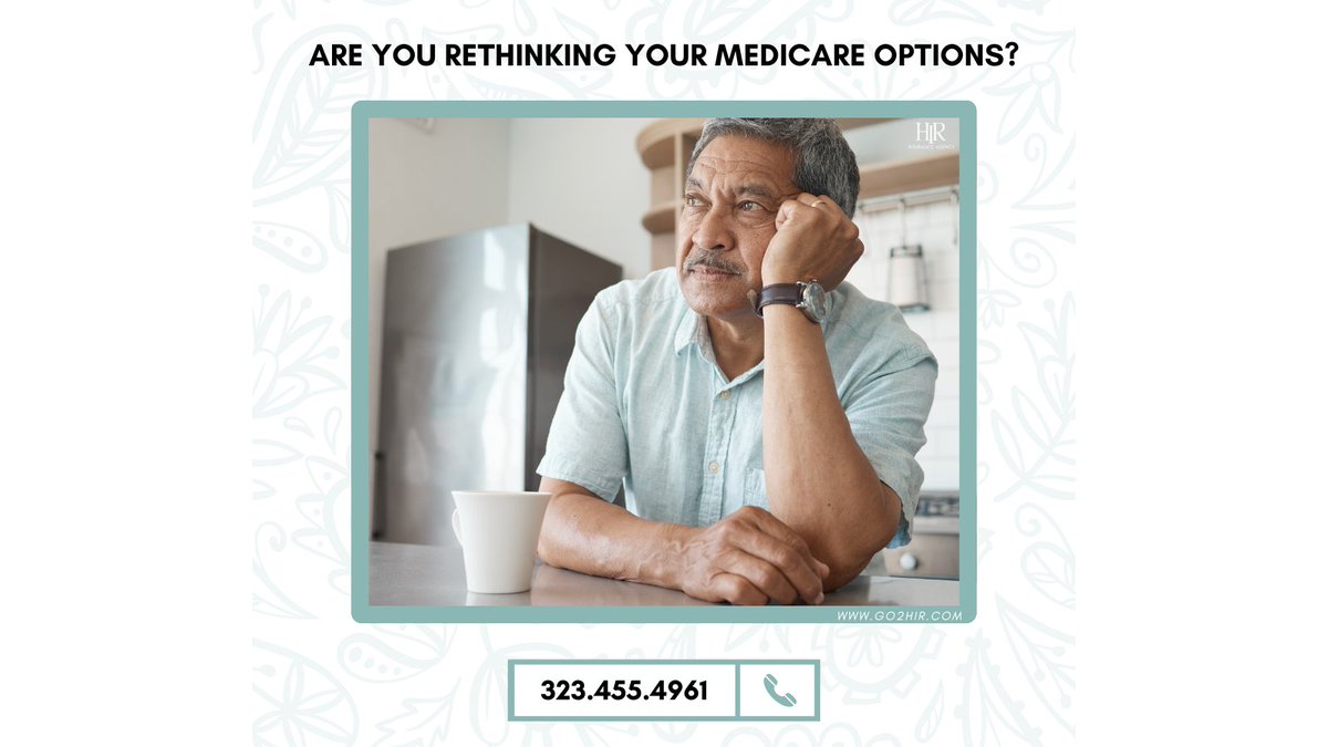 HIRInsurance's tweet image. We can assist you in maximizing your Medicare benefits by providing you necessary information! 

📞323.455.4961 📱 GO2HIR.COM