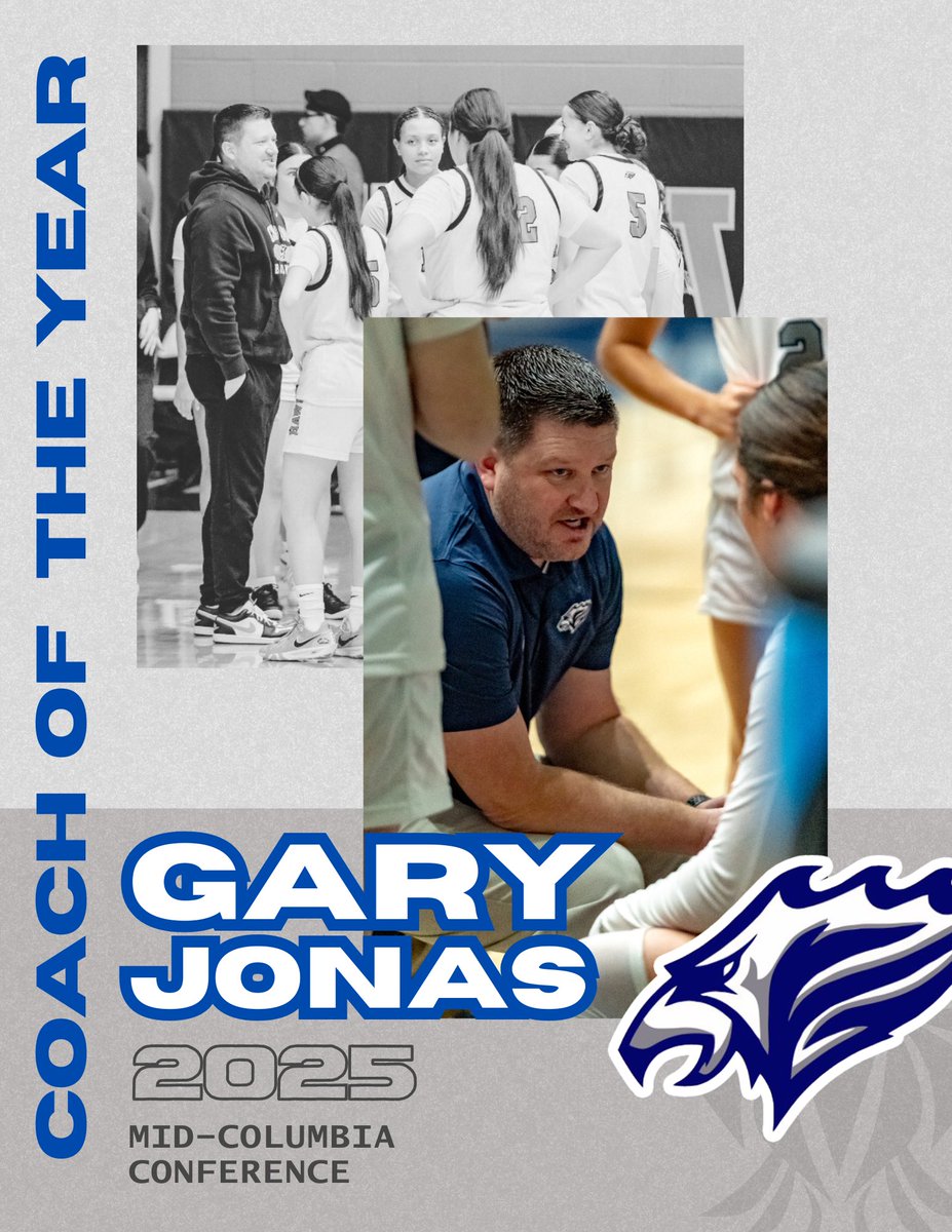 Congratulations, Coach Gary Jonas, for being named All-Conference, Coach of the Year! 🏆🏀 Jonas lead the Riverhawks to an undefeated Conference Championship and District Championship! 👏🏽 Way to go Coach!