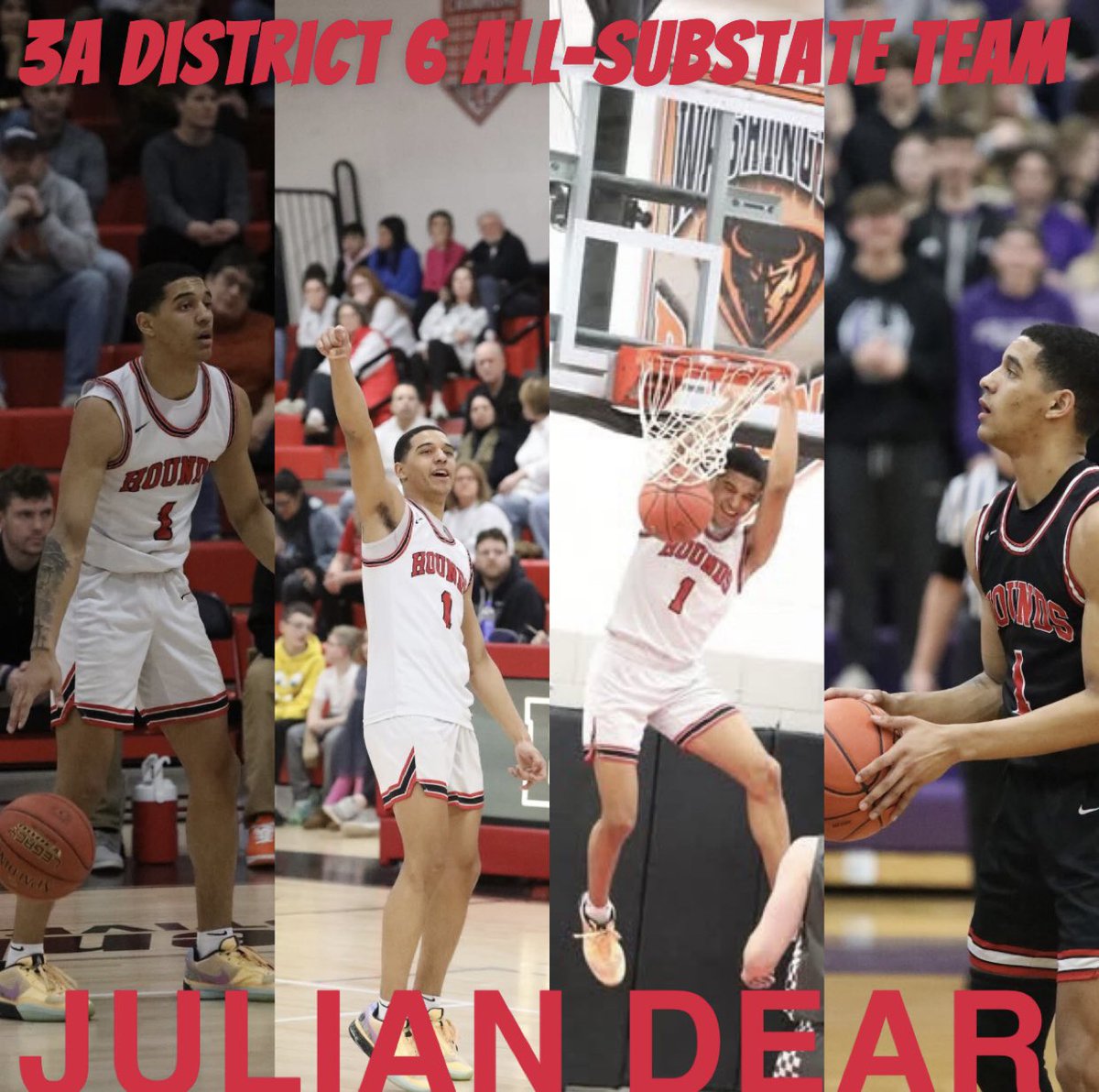 Congratulations <a href="/JulianDear06/">Julian Dear</a> on your 3A District 6 All-Substate Team Selection!