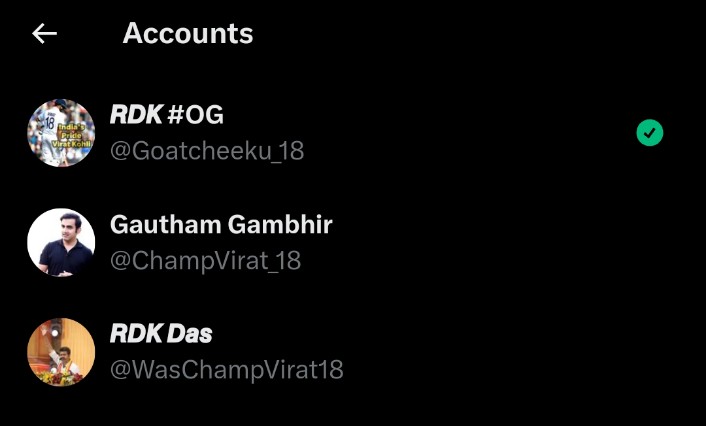 Champ_VK18's tweet image. Back on twitter again ๐๐ปโโ๏ธ๐คธ๐ปโโ๏ธ๐๐ปโโ๏ธ
Was @Goatcheeku_18 @Champvirat_18 @waschampvirat18
RT to find old mutuals ๐ฎโ๐จ