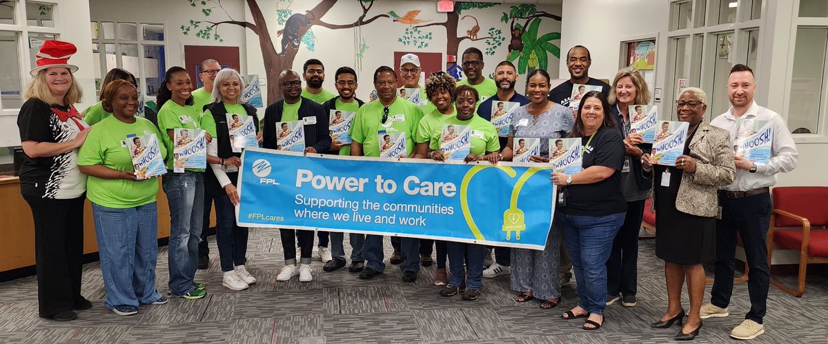 WatkinsPanthers's tweet photo. It was an incredible week at Watkins Elementary Thank you to our volunteers from @FPL and the Department of Family and Community Engagement for their tireless efforts in beautifying our campus and reading to our students. @BCPSPartnership  @LoriCanning  @BCPS_South @AP_Ricketts https://t.co/X5u9fXicco