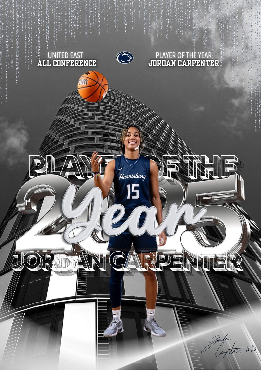 Congrats Jordan Carpenter on receiving United East - Player Of The Year ✨
