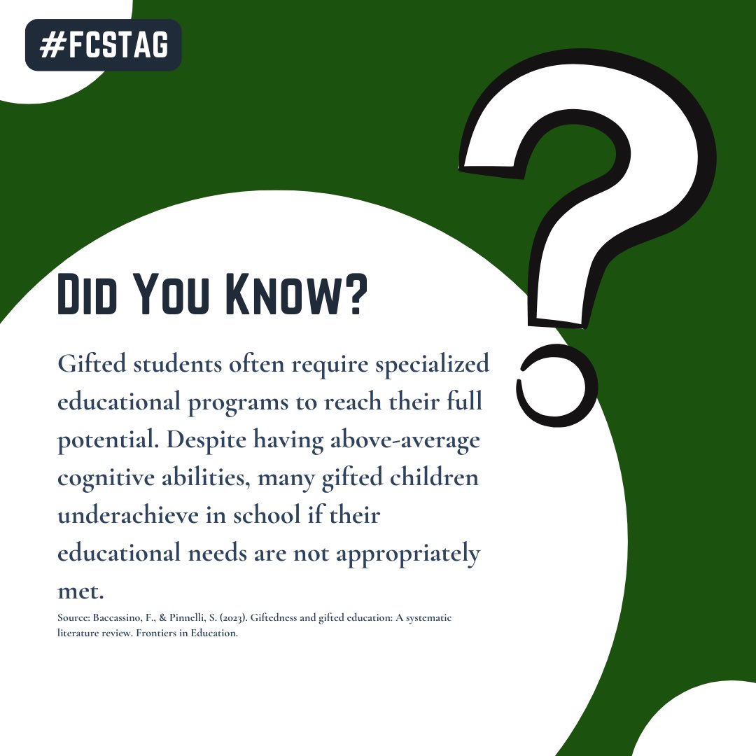 Georgia is one of 37 states that has laws regarding gifted students and one of only 28 that set standards and require adequate services for gifted students. #GAgiftededmonth
