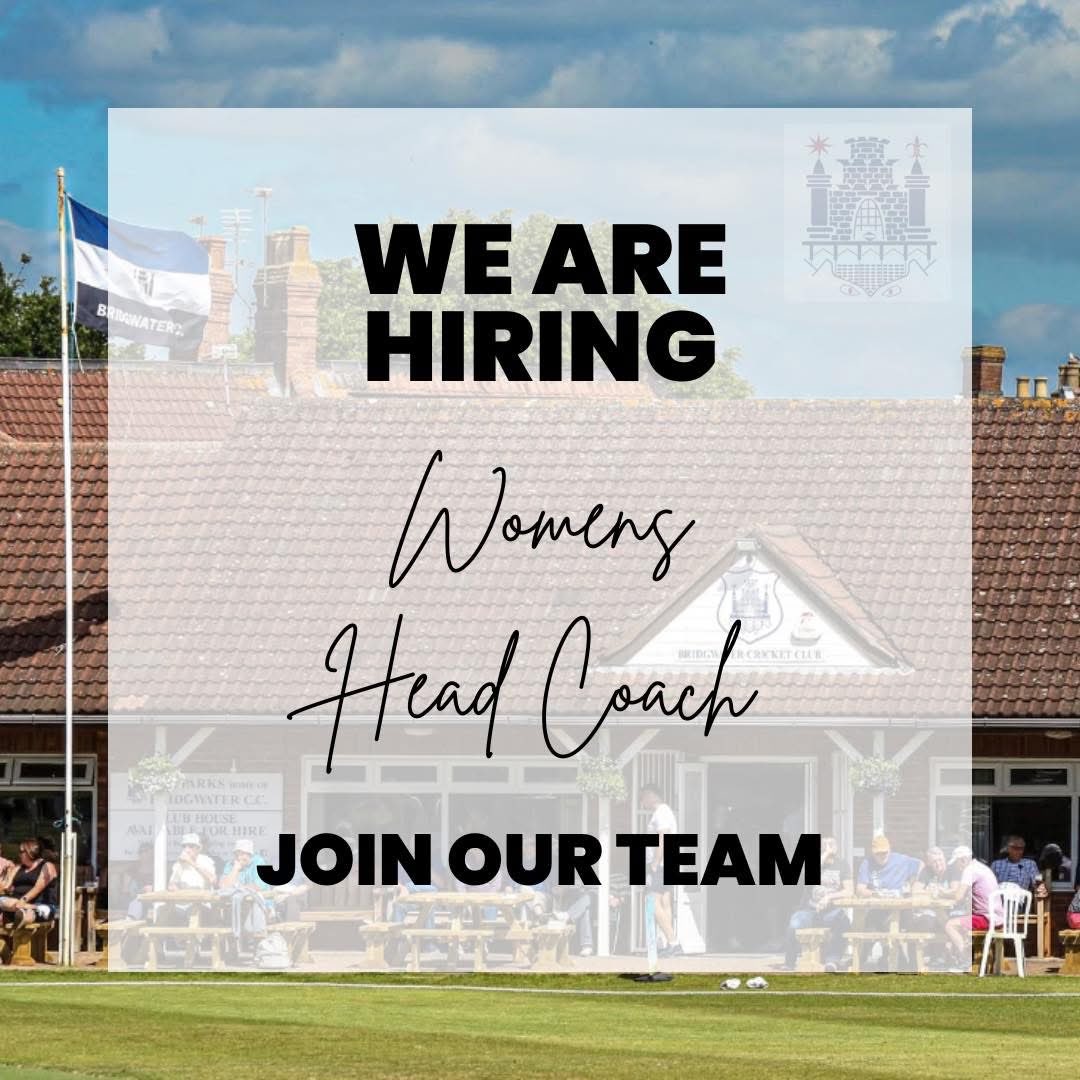 Bridgwater CC (@bridgycc) on Twitter photo ๐ Join the team!
We have an exciting opportunity available to become our Womenโs Head Coach
To apply or get further information about the role please contact Scott Sealey, Head of Cricket by 23rd March 2025
Email โ bridgwatercricketsecretary@gmail.com ๐ Join the team!
We have an exciting opportunity available to become our Womenโs Head Coach
To apply or get further information about the role please contact Scott Sealey, Head of Cricket by 23rd March 2025
Email โ bridgwatercricketsecretary@gmail.com