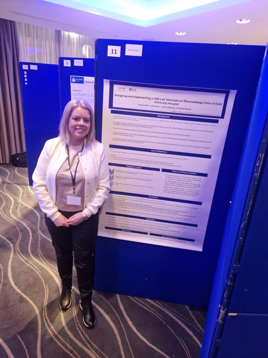 Louise M Murphy (@louisemmurphy1) on Twitter photo Huge congratulations to my cANP colleague <a href="/DavidaHehir22/">D.Smith</a> who won 2nd place poster prize at the <a href="/irnf_ireland/">IRISH RHEUMATOLOGY NURSING FORUM</a> AGM today ๐
<a href="/CUH_Cork/">Cork University Hospitals</a> <a href="/CuhANP/">CUH Advanced Nurse Practitioners</a> <a href="/CuhRheum/">RheumCUH</a> Huge congratulations to my cANP colleague <a href="/DavidaHehir22/">D.Smith</a> who won 2nd place poster prize at the <a href="/irnf_ireland/">IRISH RHEUMATOLOGY NURSING FORUM</a> AGM today ๐
<a href="/CUH_Cork/">Cork University Hospitals</a> <a href="/CuhANP/">CUH Advanced Nurse Practitioners</a> <a href="/CuhRheum/">RheumCUH</a>