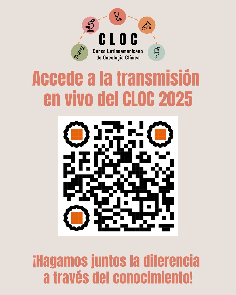 🔬✨ ¡No te pierdas el mejor evento en oncología clínica del año! ✨🔬
Te invitamos a conectarte en vivo al CLOC 2025, donde los expertos más destacados compartirán los últimos avances en oncología clínica. ⬇️