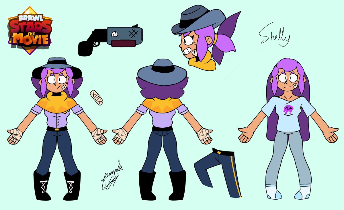 Shelly #BrawlStars #BrawlStarsArt #bsm_outlaws #shelly #art