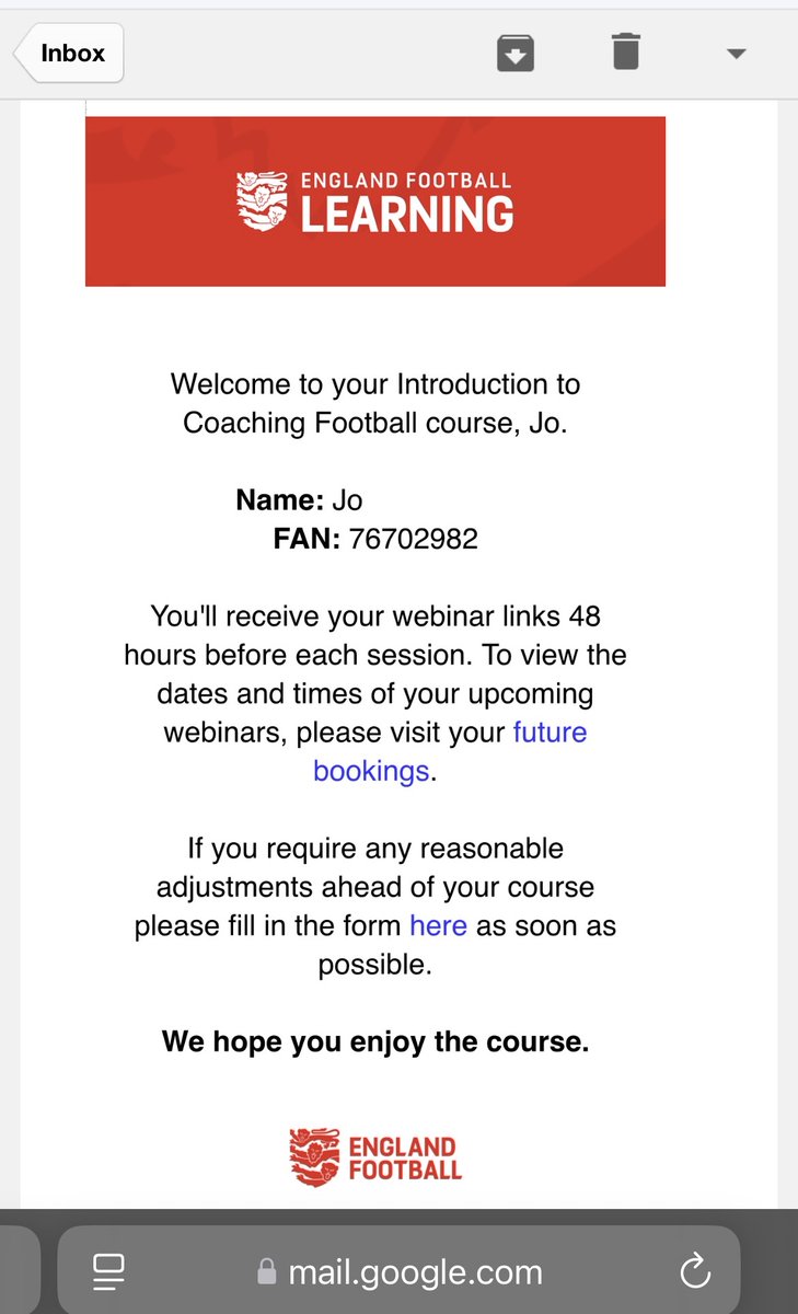 Buzzing that i’m starting my FA coaching badges in April. Always wanted to do it and now is the time! 🙏 #Footballcoaching #FA