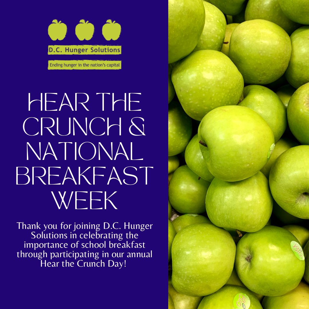 Thank you to everyone joined in to help us #HeartheCrunch and celebrate National School Breakfast Week!! #NSBW25