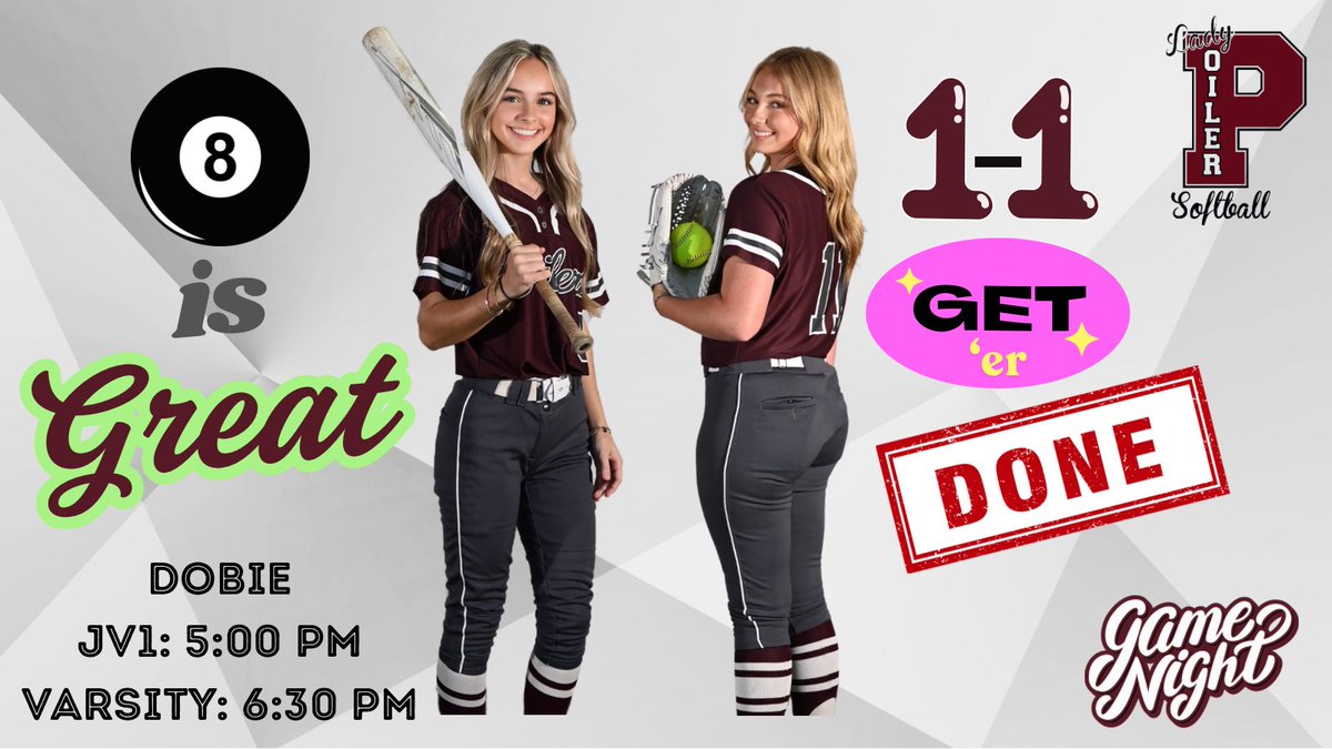 Come out this evening and support your Lady O’s as we take on Dobie!! It’s also senior day for Sydney &amp; Jordyn!!! 
#Tradition
 #SeniorDay