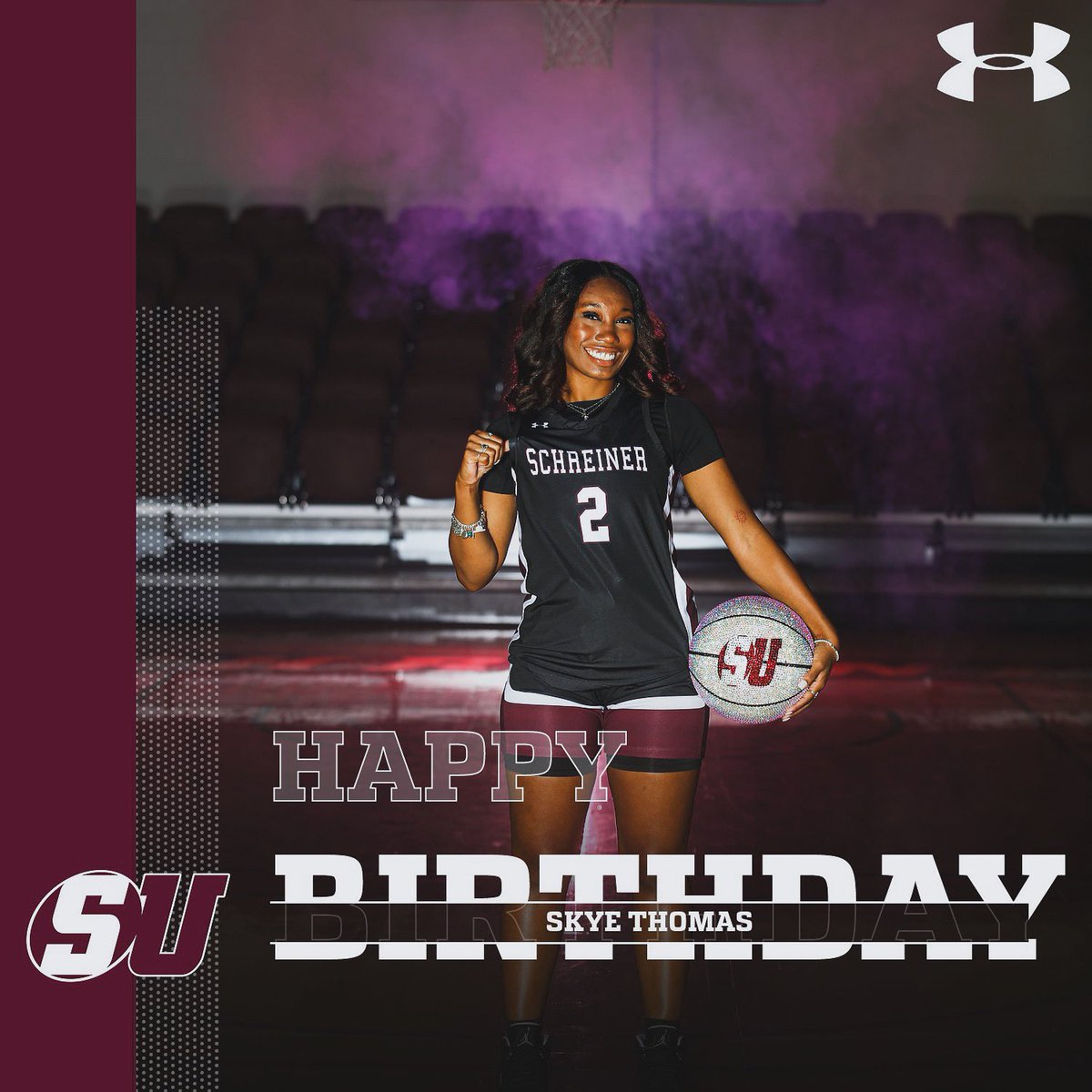 HAPPY BIRTHDAY to our grad Skye Thomas! We hope you have a wonderful day today! 🥳🎉🎊🏀