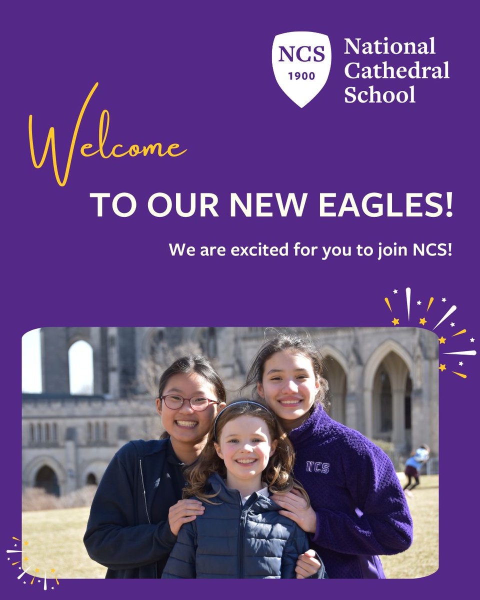 We’re beyond excited to congratulate and celebrate our newly admitted students to the NCS community! 🦅 We can’t wait to see the energy, talent, and enthusiasm you’ll bring to the 2025-2026 school year. Here's to new friendships, opportunities, and an unforgettable journey! 💜💛