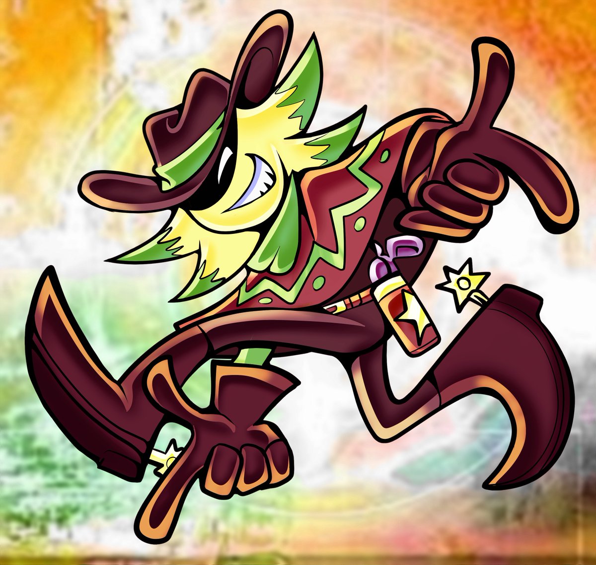 AeroArtwork's tweet photo. Thank you for support and for the commission @MrGamerMew

Moray: Starlo please. The gang is having a mental health crisis. Please, you need to take this serious!

The Ever Reliable Star Shaped Sheriff Trying His Best: https://t.co/rLx0tJxKSC