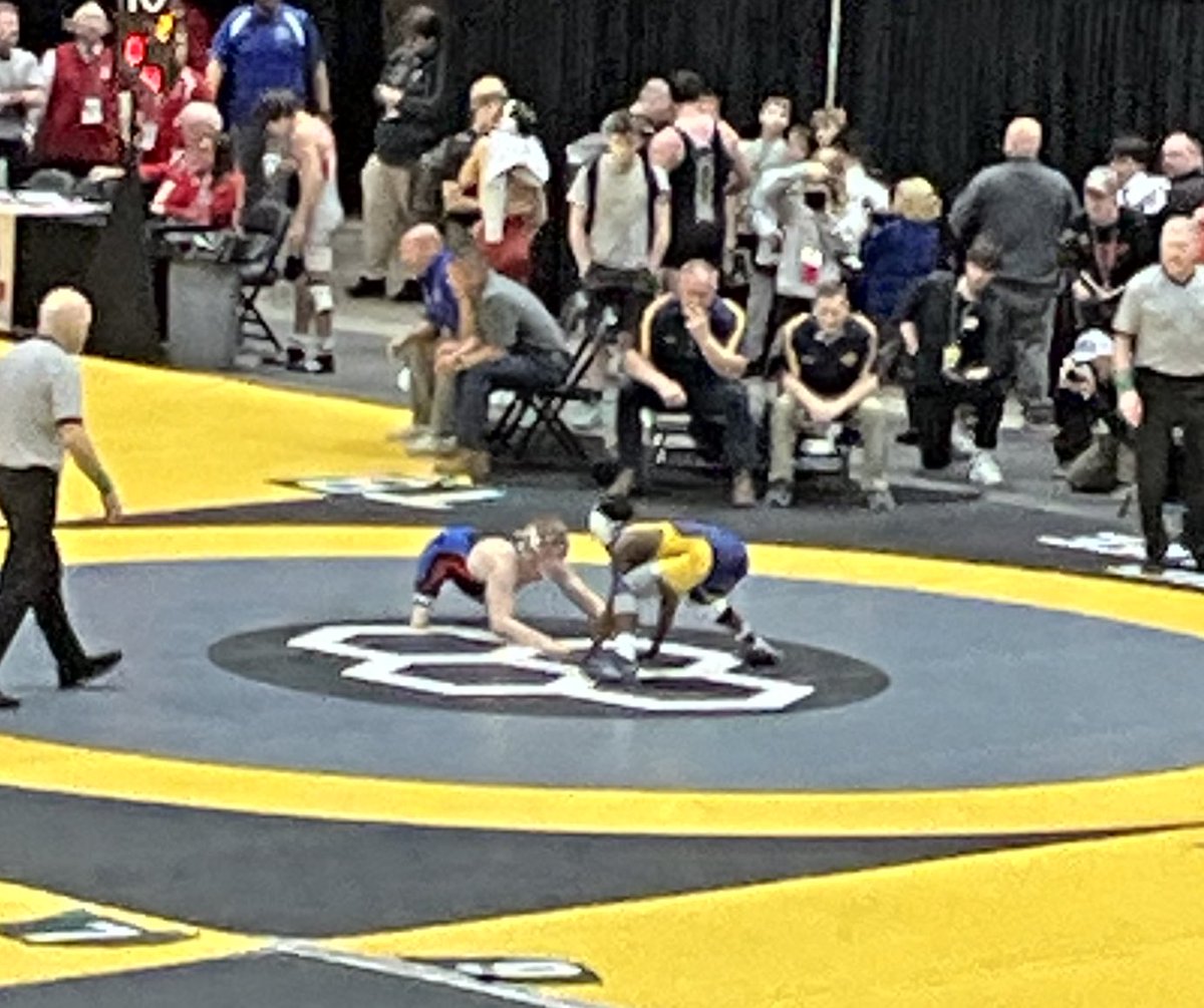 ZCSBlueDevils's tweet image. Vince wrestled a tough match… let’s go round 2…